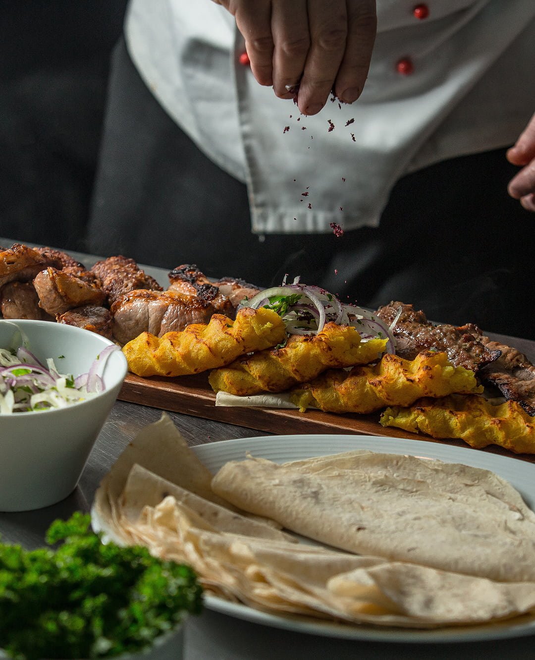 traditional-azerbaijani-lula-kebab-table 1